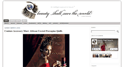 Desktop Screenshot of beautyshallsavetheworld.com