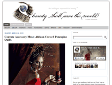 Tablet Screenshot of beautyshallsavetheworld.com